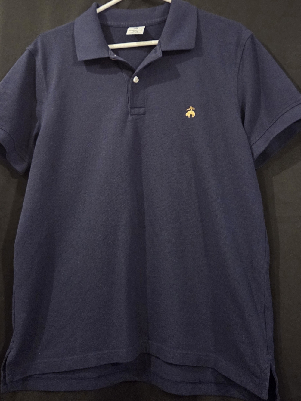 Brooks Brothers 1818 Performance Polo Navy Blue Slim Fit Men’s Large